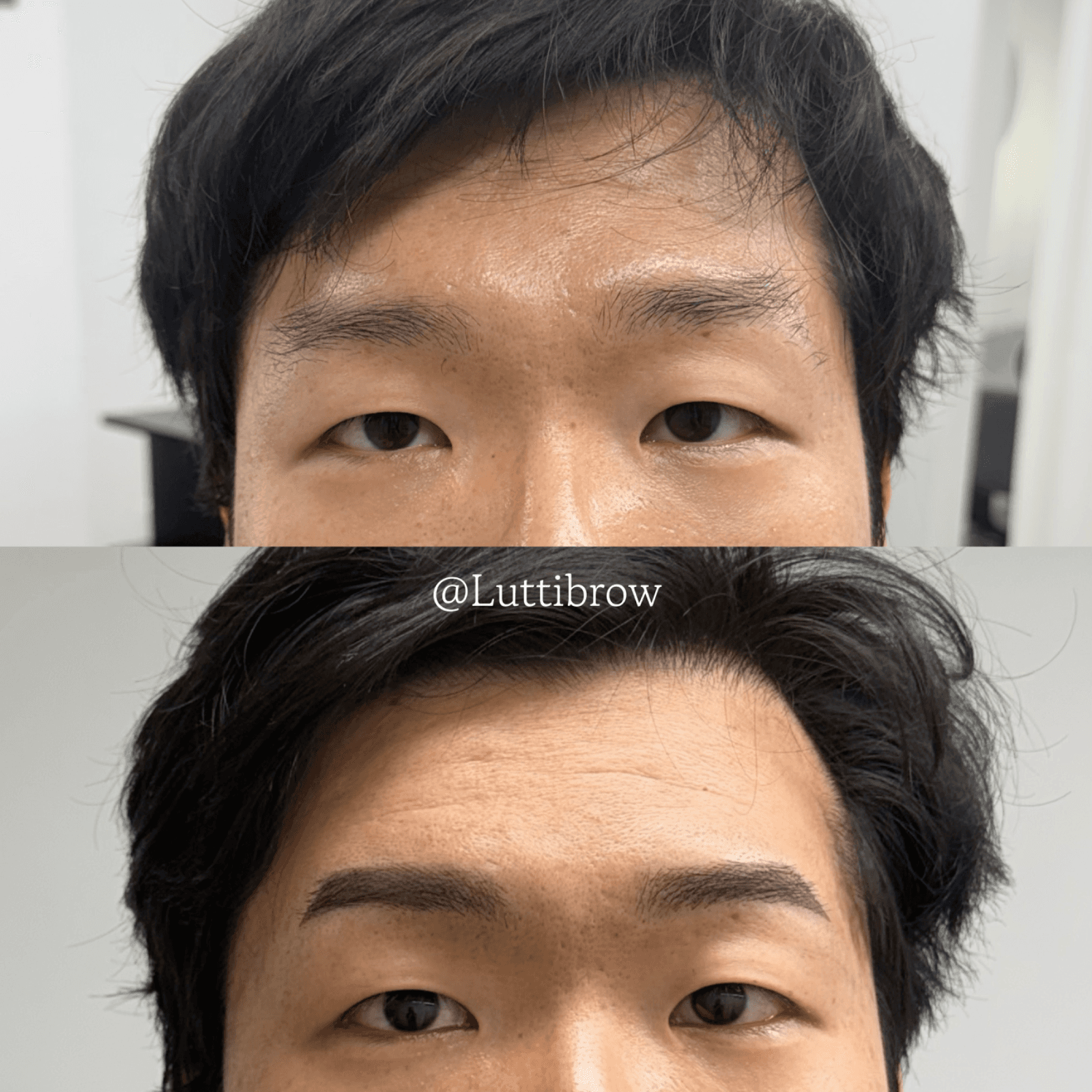남자 눈썹문신