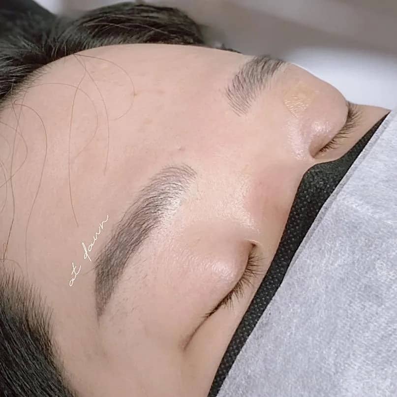 남자 콤보눈썹