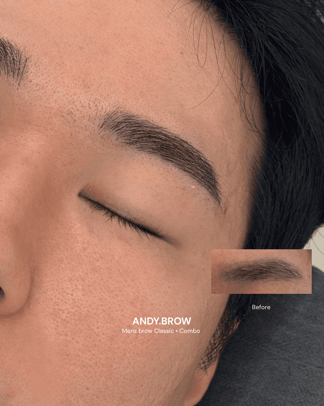 남자 콤보 눈썹