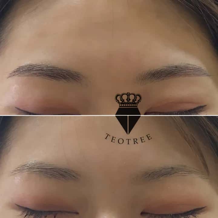 여자자연눈썹