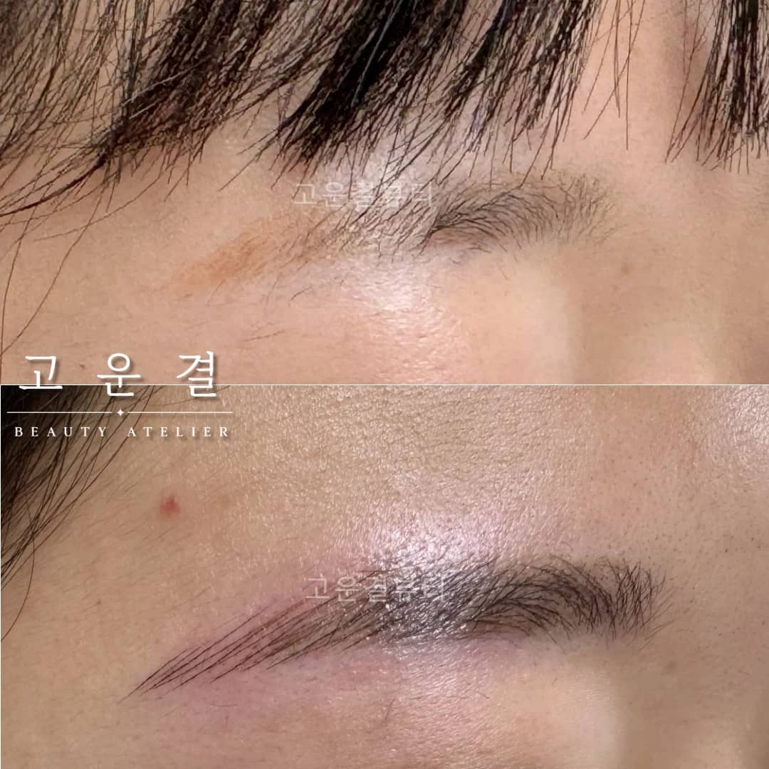 자연결눈썹