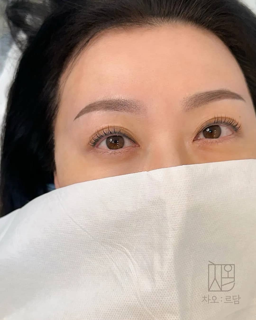 차오르담 중년여성 눈썹