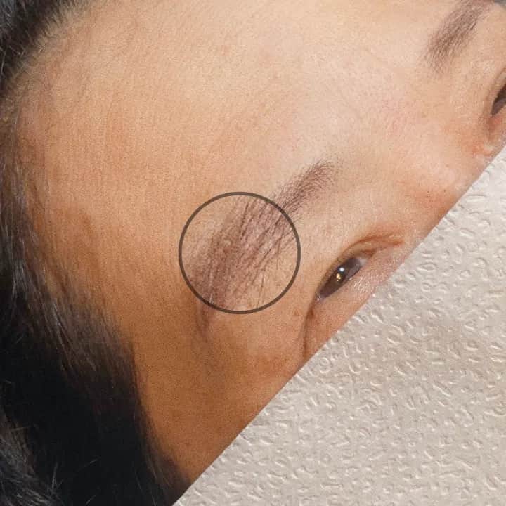 숱없는 여자눈썹