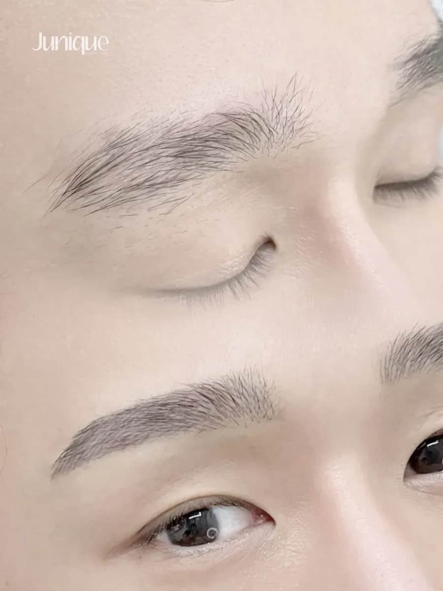 쥬니크 남자눈썹