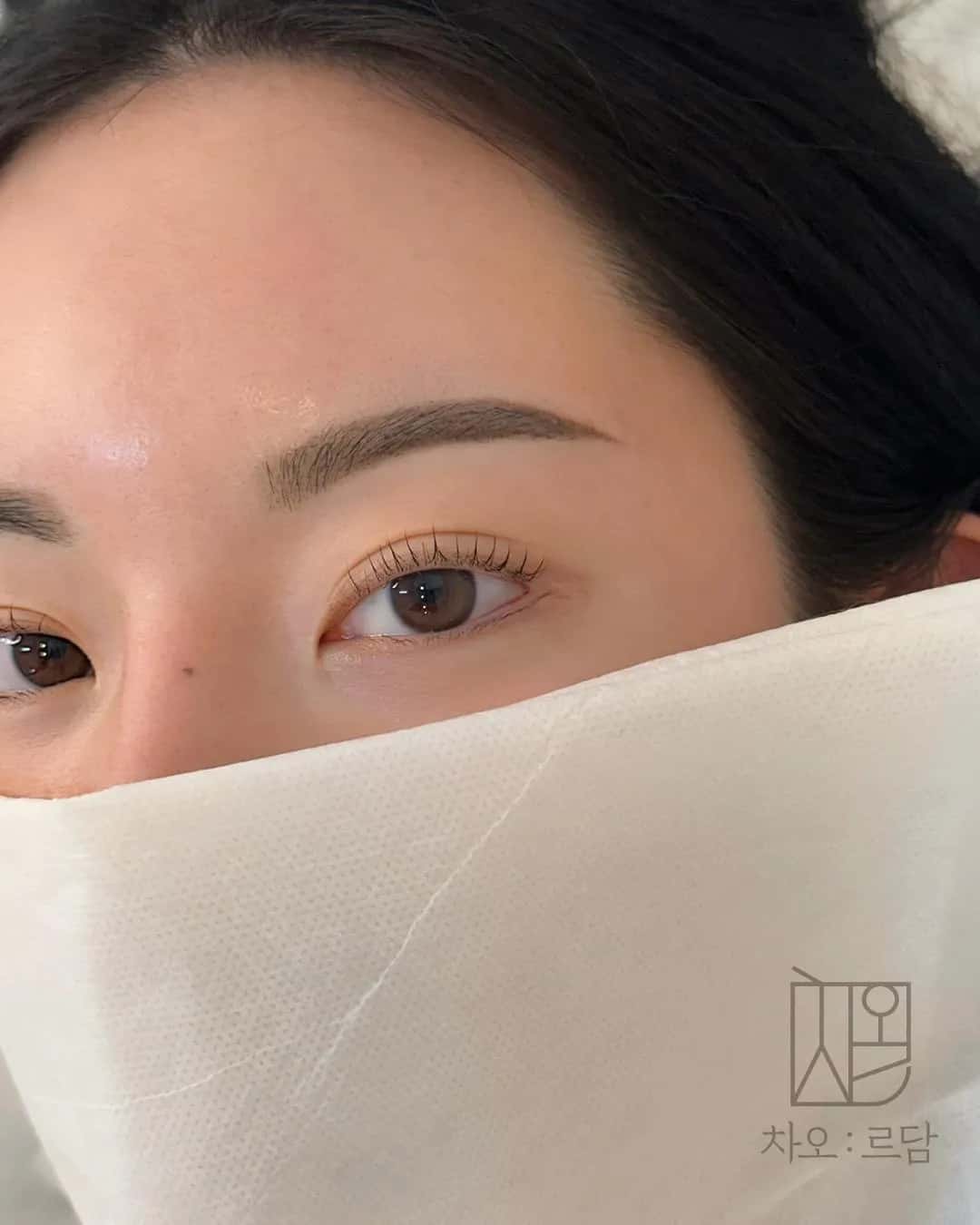 차오르담 여자눈썹 셀프