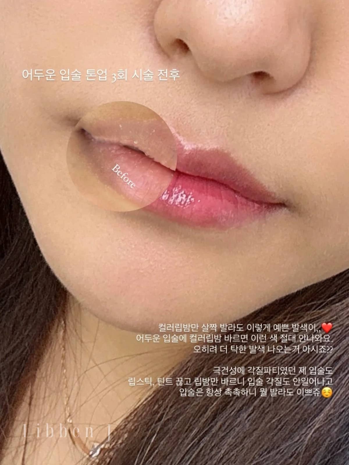 그라데이션립 탈각후 후기