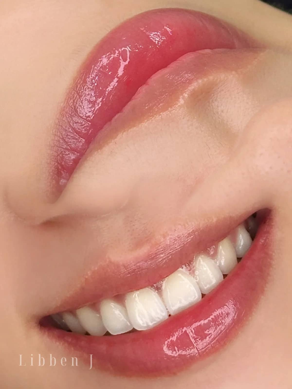 그라데이션립 탈각후