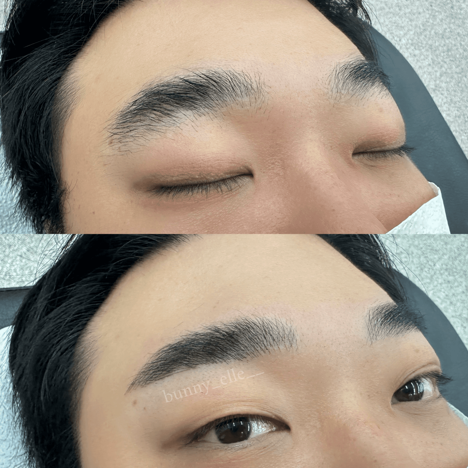 남성 자연눈썹