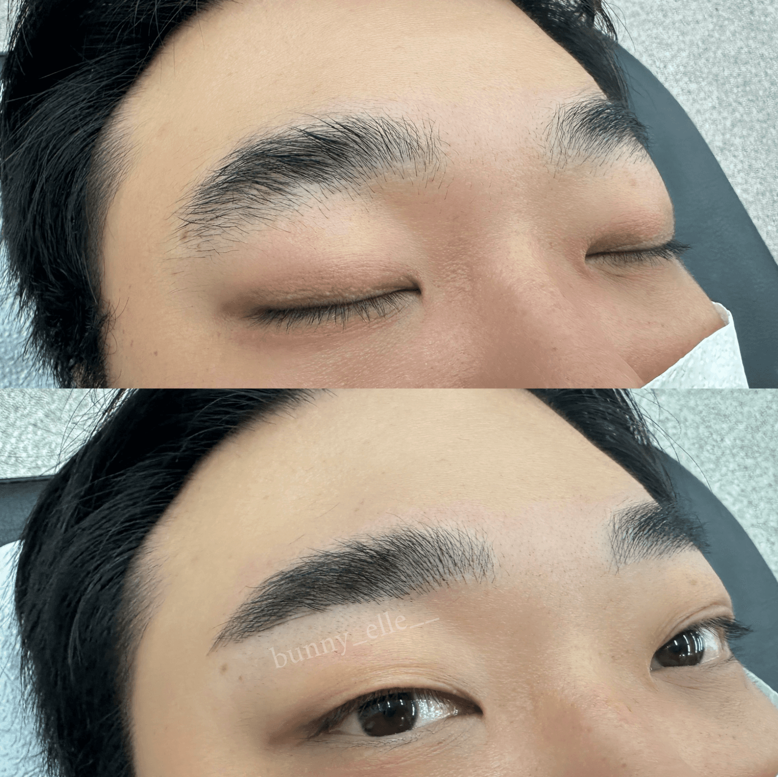 남성 자연눈썹