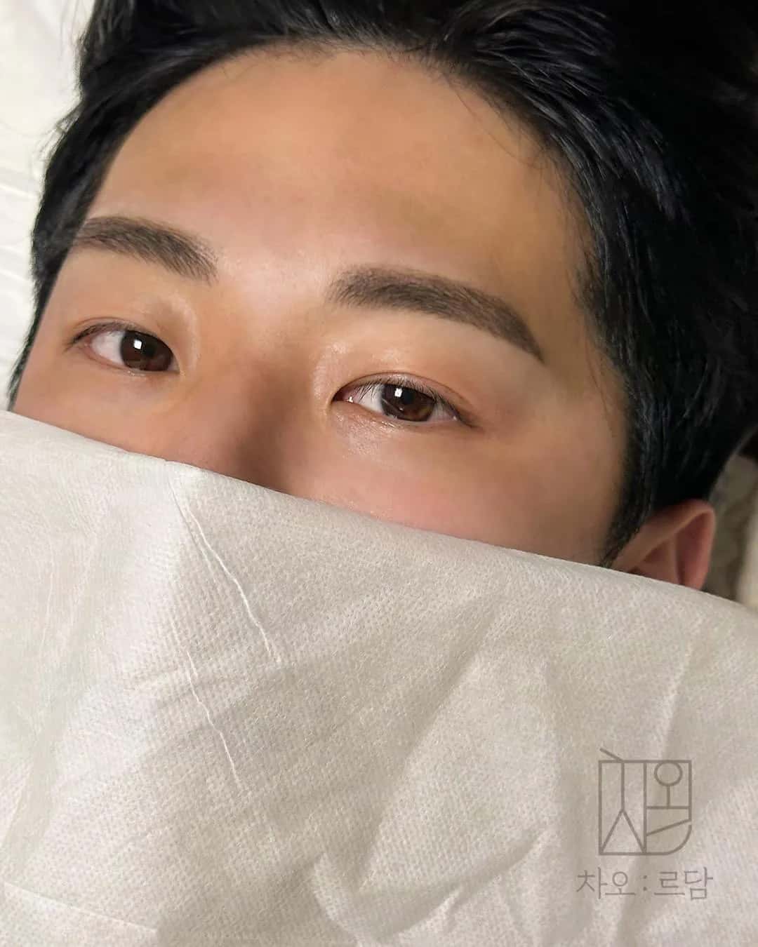 차오르담 남자눈썹